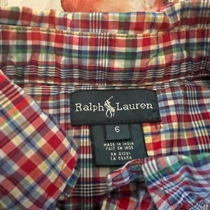 Boys button down dress shirt - Size 6